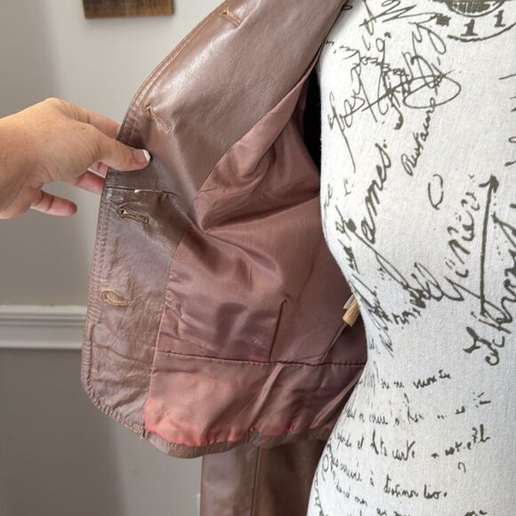 High Sierra Cocoa Brown Leather Jacket - Picture 7 of 14